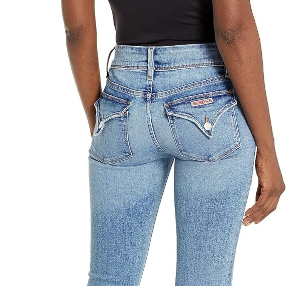 Hudson Jean Women's Size 12 Light Blue Slim Straight Leg Mid-rise  Stretch NEW